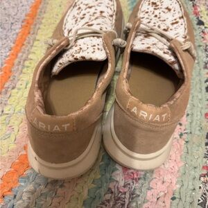 Ariat Tan Suede & White Speckle Slip-On Shoes